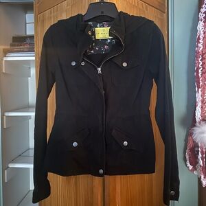 🎁 black utility khaki jacket